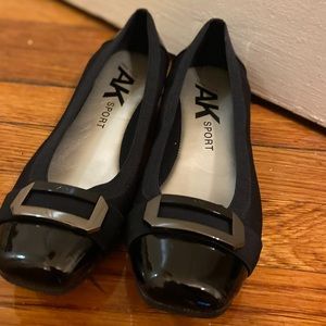 Ann Klein Black Flats